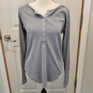 Women's Chasor Brand Snap Neck Long Sleeve Knit Top, Size Medium, NWT